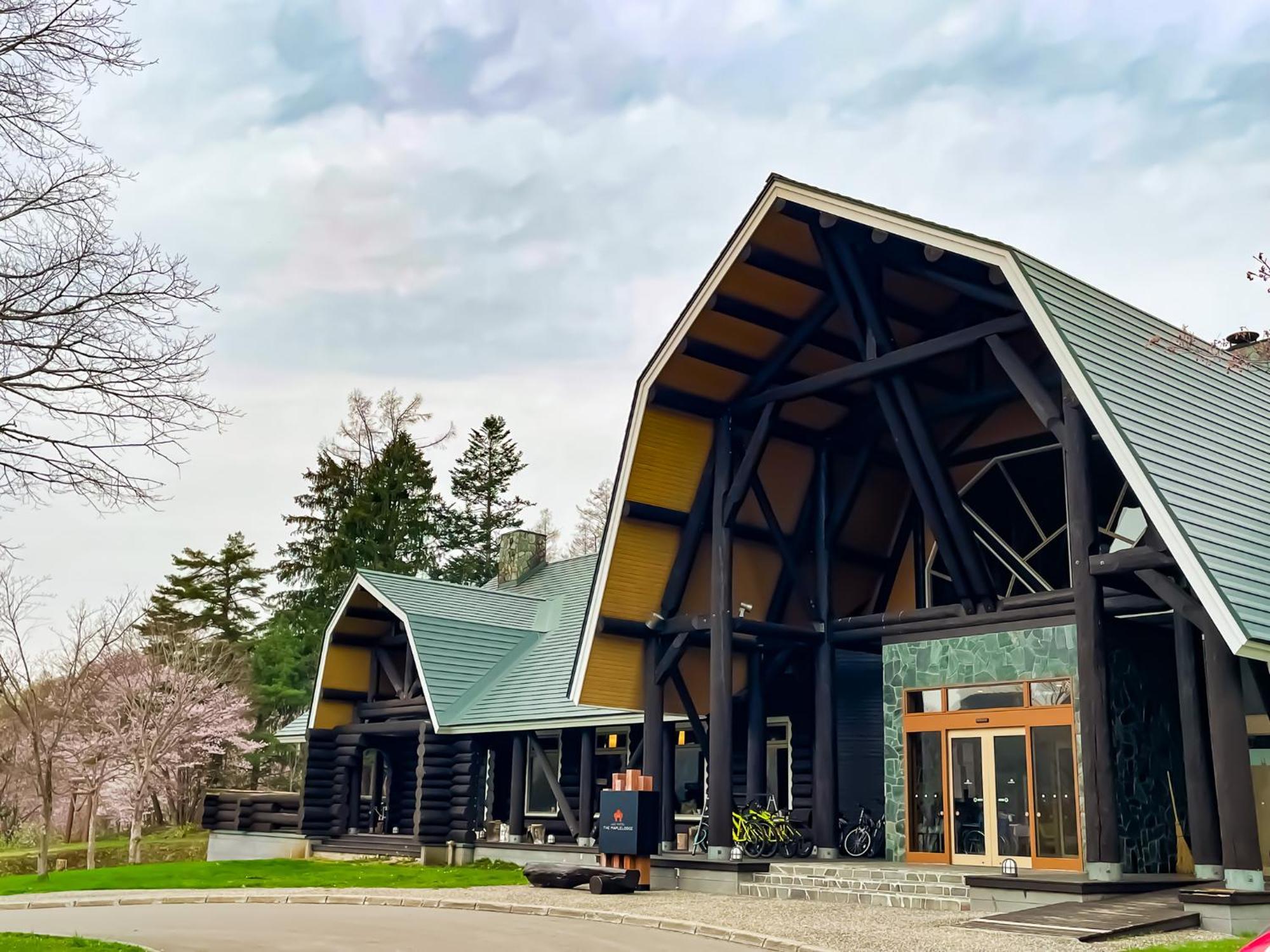 Log Hotel The Maple Lodge Iwamizawa Exterior foto