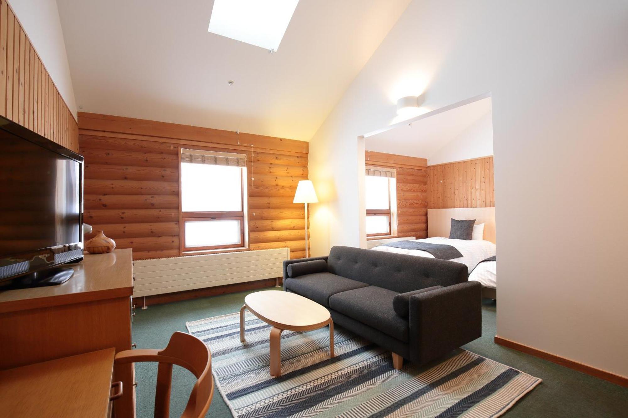 Log Hotel The Maple Lodge Iwamizawa Exterior foto