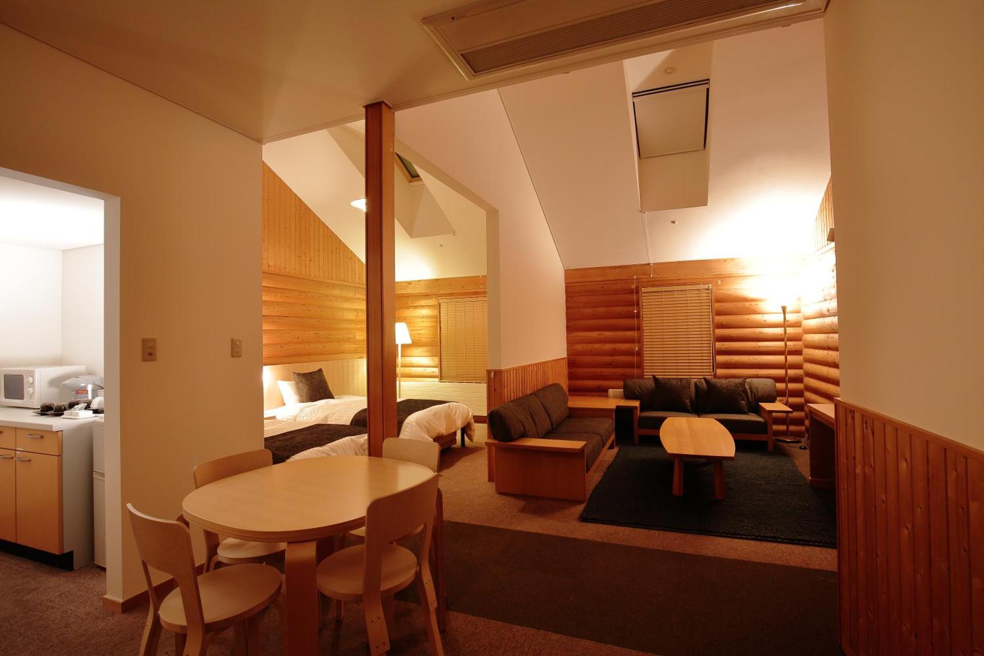 Log Hotel The Maple Lodge Iwamizawa Exterior foto