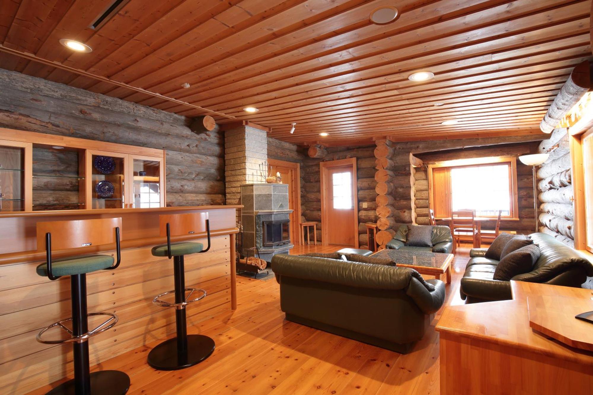 Log Hotel The Maple Lodge Iwamizawa Exterior foto